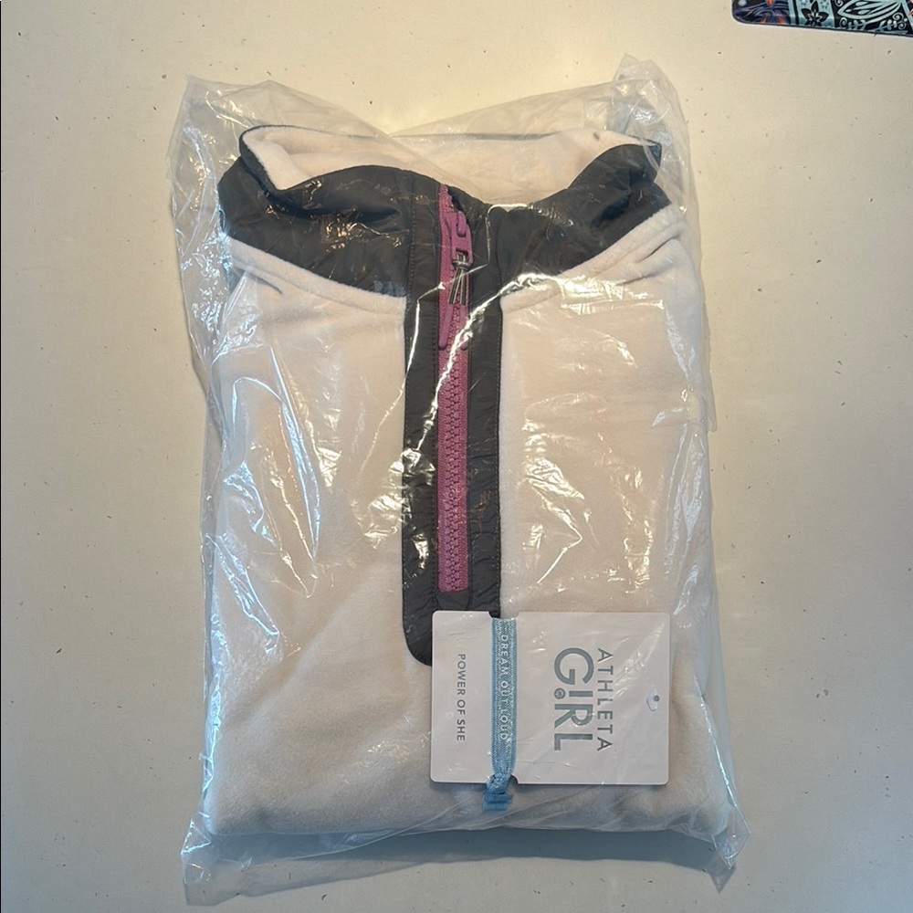 Athleta Girl Microfleece Half Zip Jacket